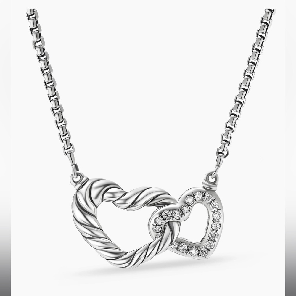 David Yurman Interlocking Heart Necklace